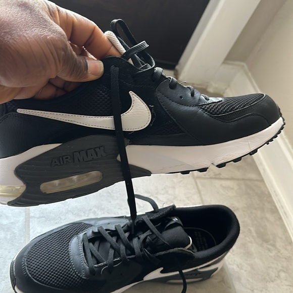 Fairly used Nike Air Max Excee in color black and white, US size 11.5. - Picture 11 of 14